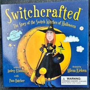 Switchcrafted The Story of The Switch Witches of Halloween w/Book Doll Treat Bag